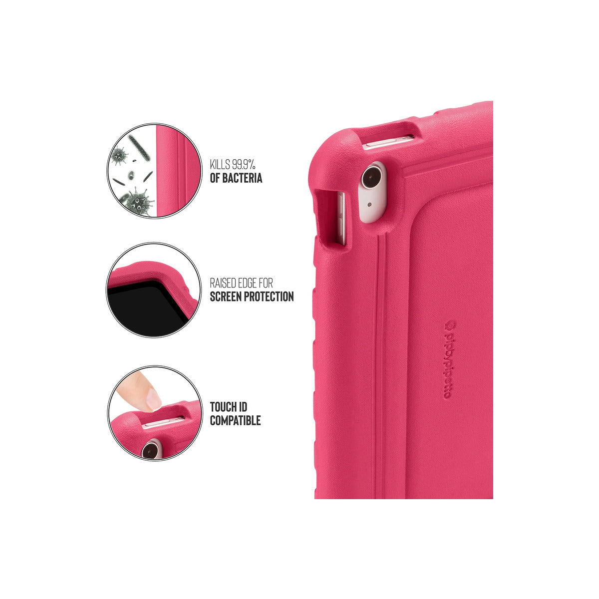 Dětské pouzdro pro iPad (A16/22) Pipetto Activity Case - růžové