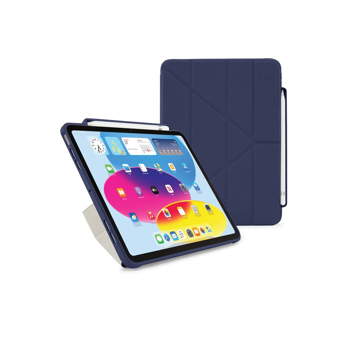 Pouzdro pro iPad (A16/22) Pipetto Origami No3 Pencil Case - tmavě modré