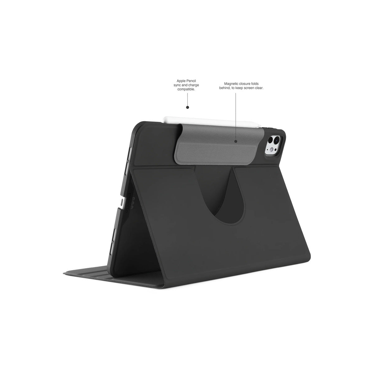 Pouzdro Rotating Folio pro iPad 11" (24/25) Pipetto Origami No5 Rotating Folio Case - černé