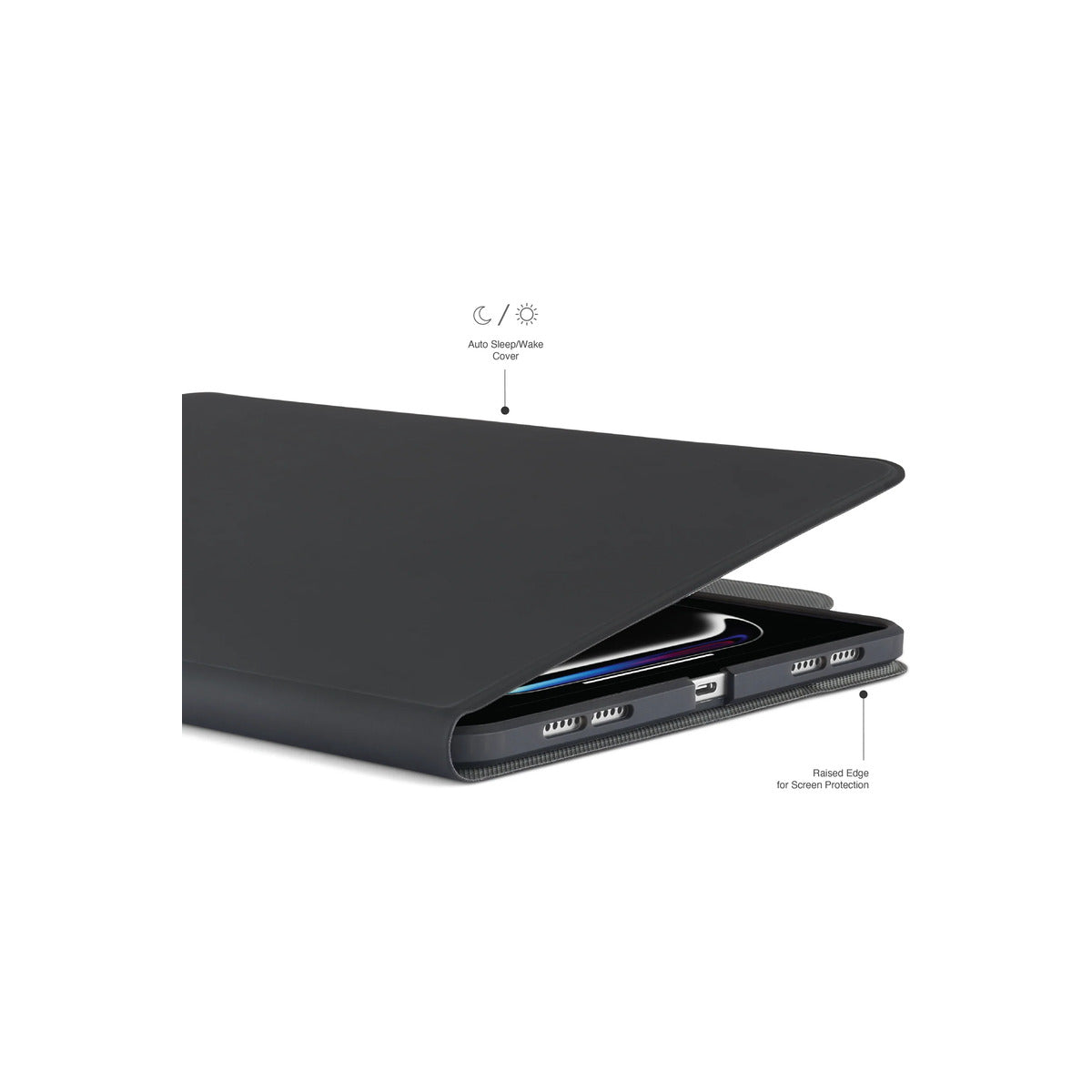 Pouzdro Rotating Folio pro iPad 11" (24/25) Pipetto Origami No5 Rotating Folio Case - černé