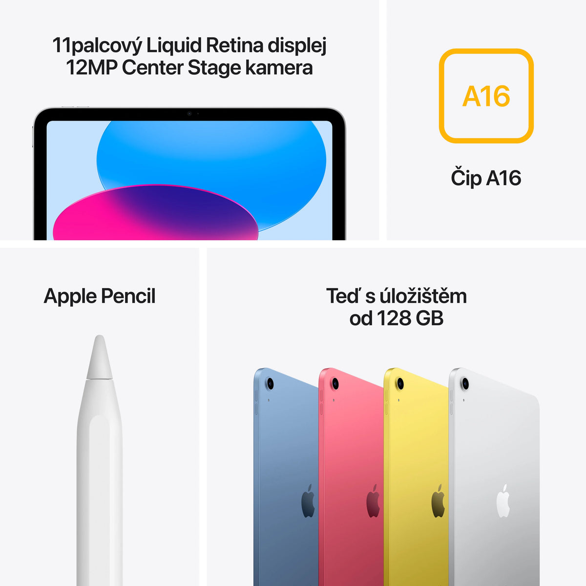 Apple 11palcový iPad Wi-Fi 256GB - modrý