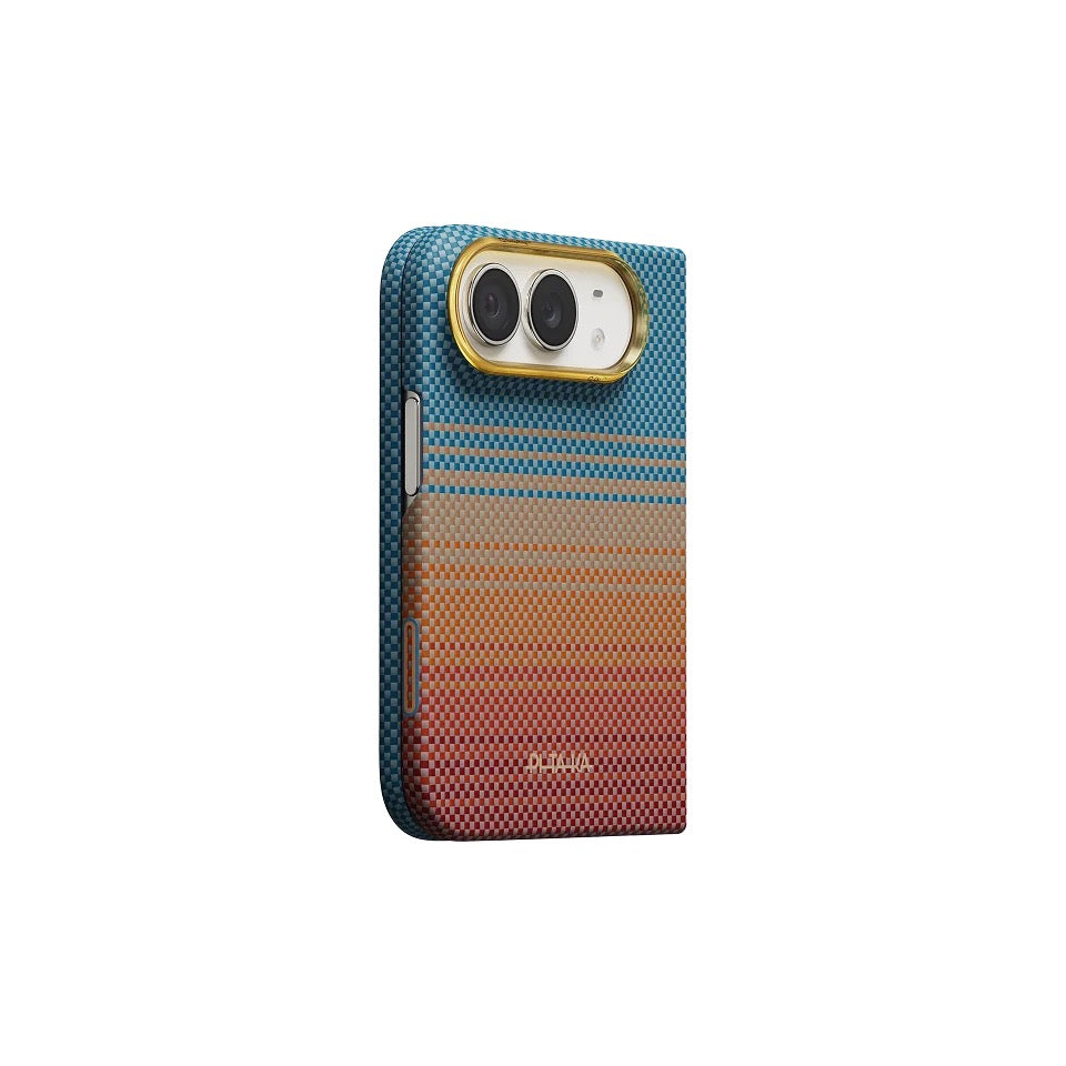 Kryt pro iPhone Duo Pitaka Edge Case (Kompletní sada) - california dream sunset