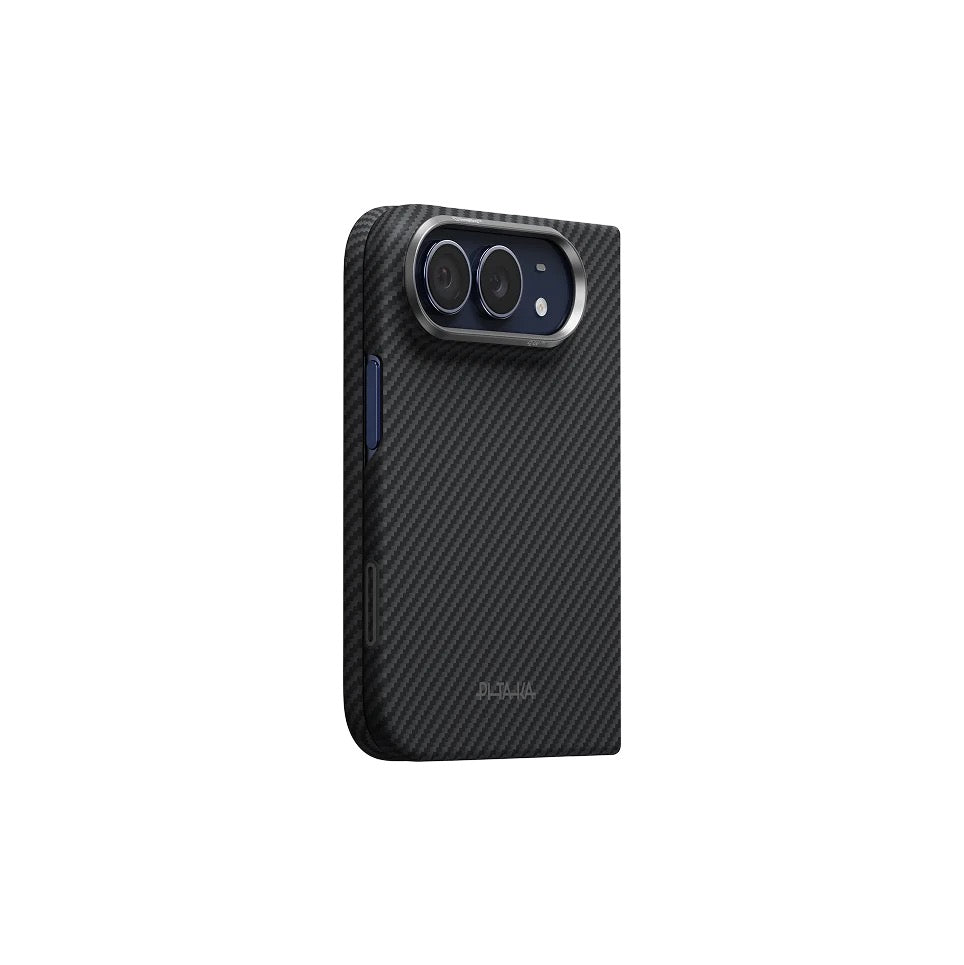 Kryt pro iPhone Duo Pitaka Edge Case (Kompletní sada) - černý/šedý