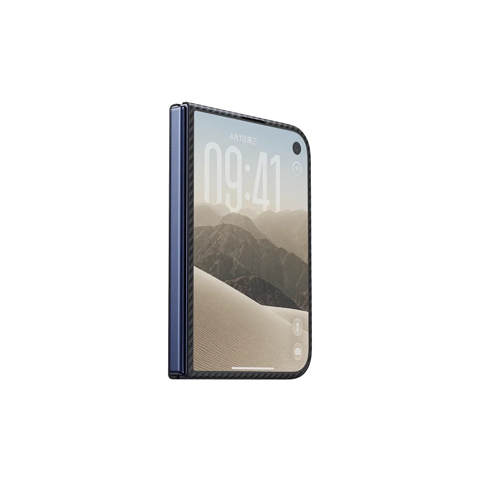 Kryt pro iPhone Duo Pitaka Edge Case (Kompletní sada) - černý/šedý