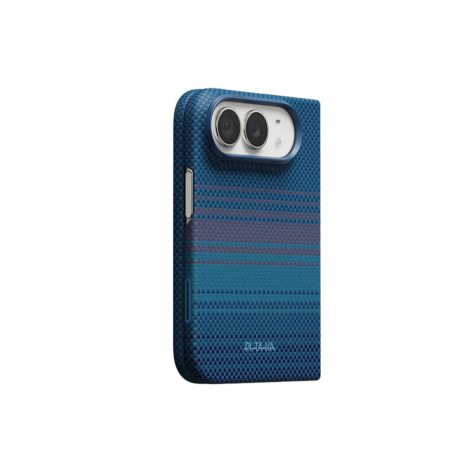 Kryt pro iPhone Duo Pitaka Edge Case (Kompletní sada) - moonrise