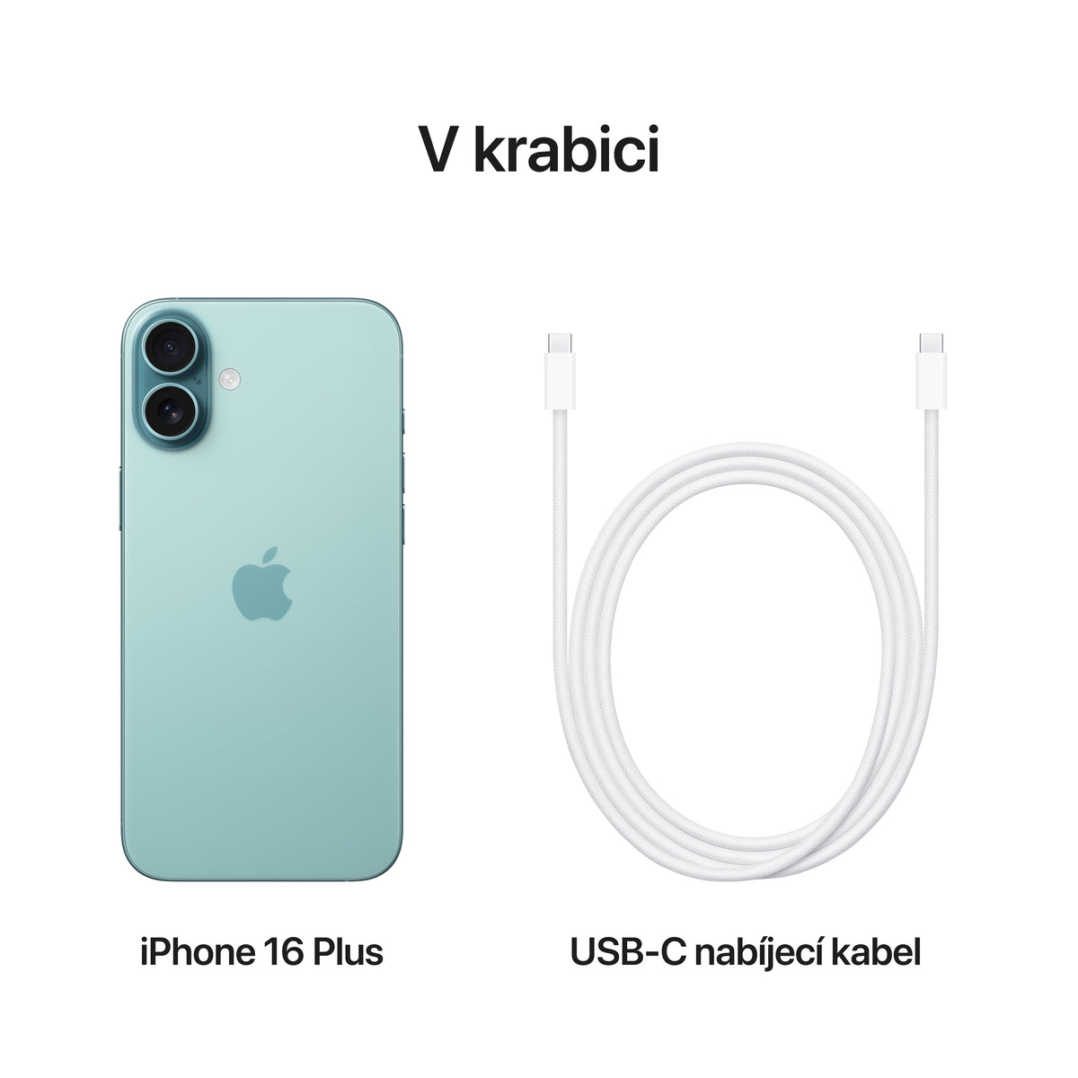 Apple iPhone 16 Plus 256GB - modrozelený