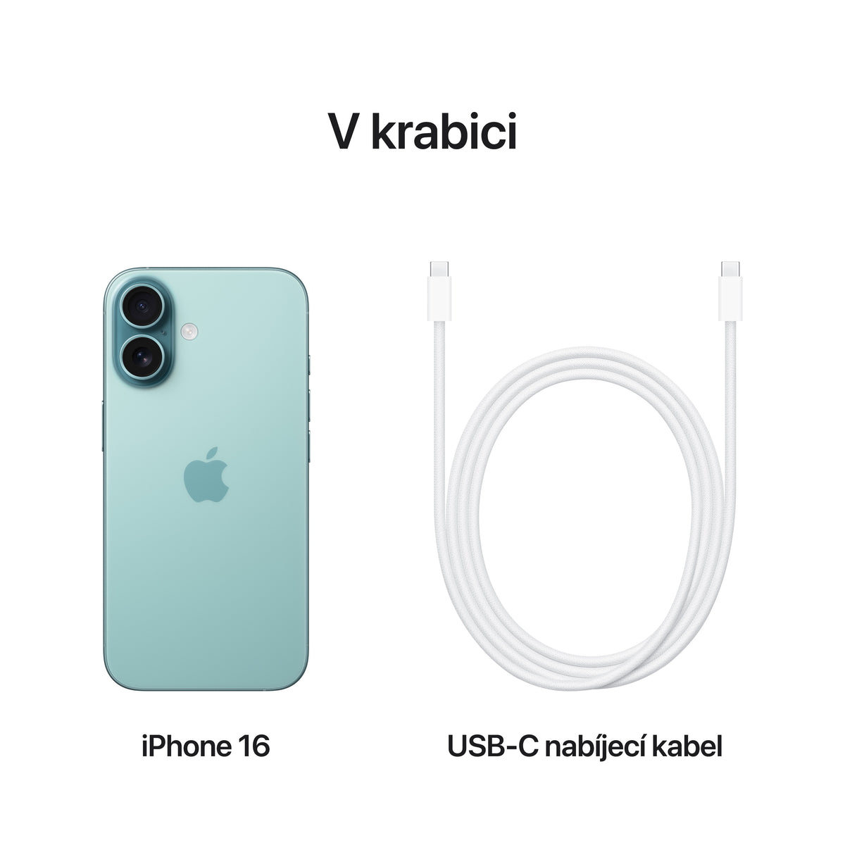 Apple iPhone 16 128GB - modrozelený