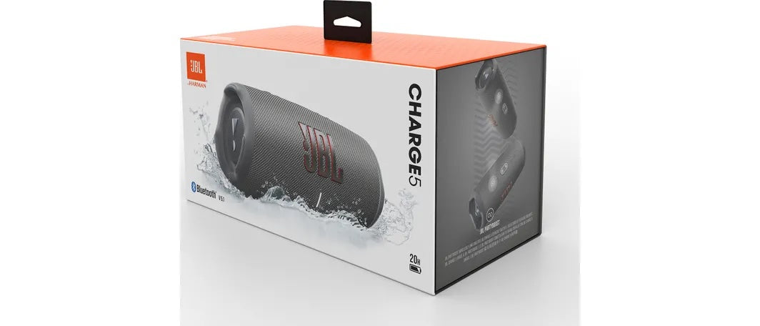 Bezdrátový reproduktor JBL Charge 5 - šedý - bonami.click