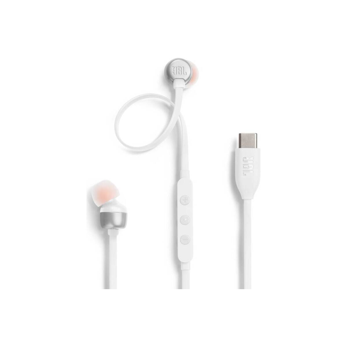 Sluchátka JBL TUNE 310 USB-C - bílé