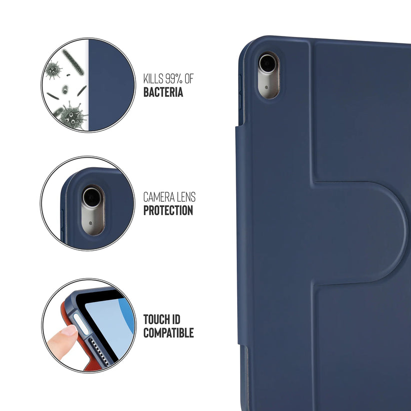 Kryt na iPad Air Pipetto Origami No5 Rotating Folio Case - tmavě modré - bonami.click