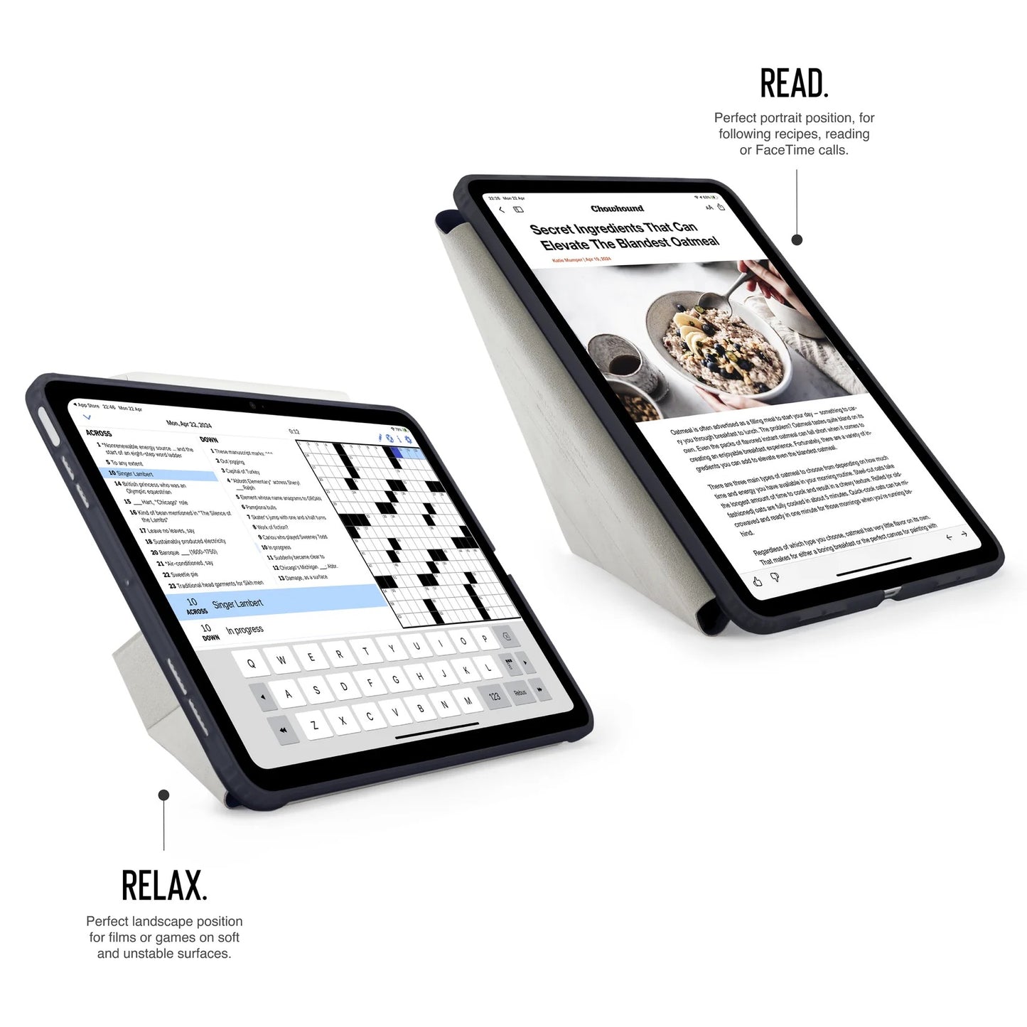 Kryt na iPad Air 13" Pipetto Origami No1 Original Case - tmavě modrý - bonami.click