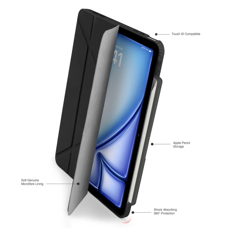 Kryt na iPad Air 13" Pipetto Origami No3 Pencil Case - černý - bonami.click
