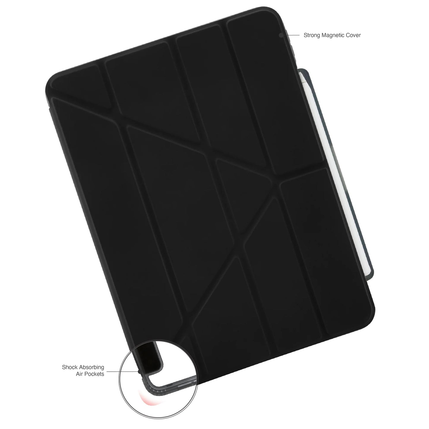 Kryt na iPad Air 13" Pipetto Origami No3 Pencil Case - černý - bonami.click