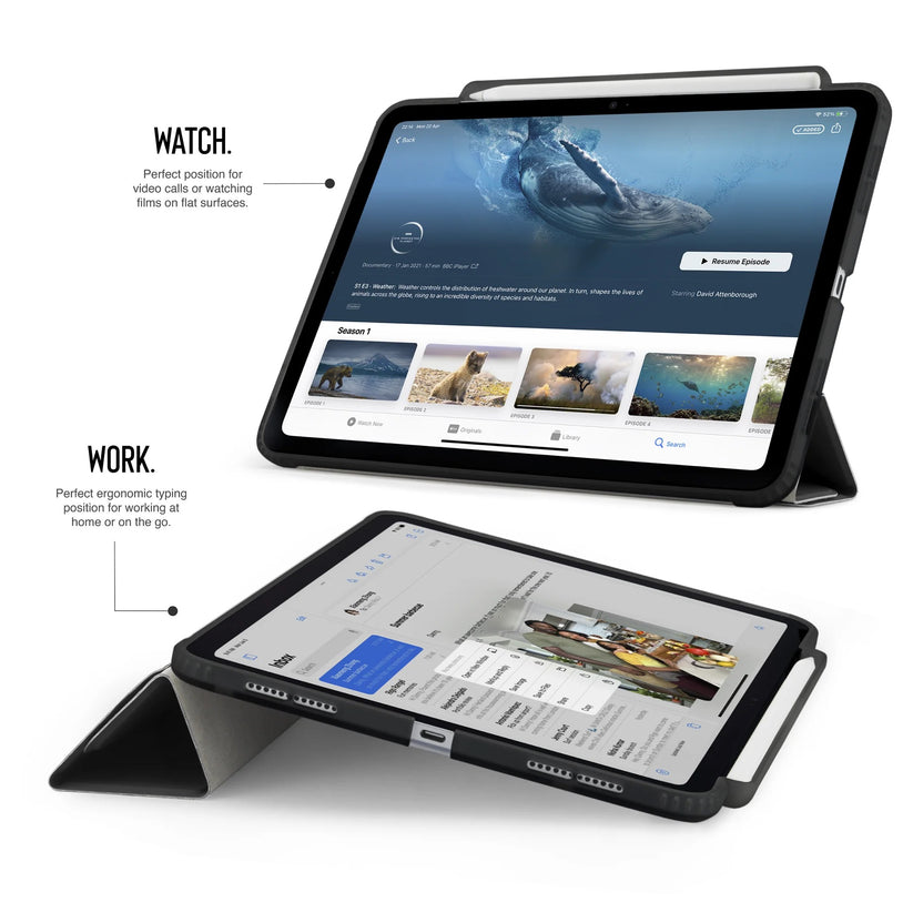 Kryt na iPad Air 13" Pipetto Origami No3 Pencil Case - černý - bonami.click