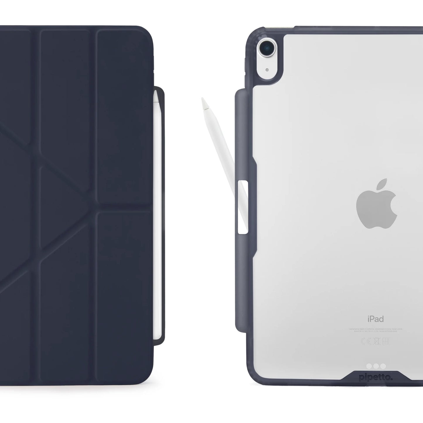 Kryt na iPad Air 13" Pipetto Origami No3 Pencil Case - tmavě modrý - bonami.click
