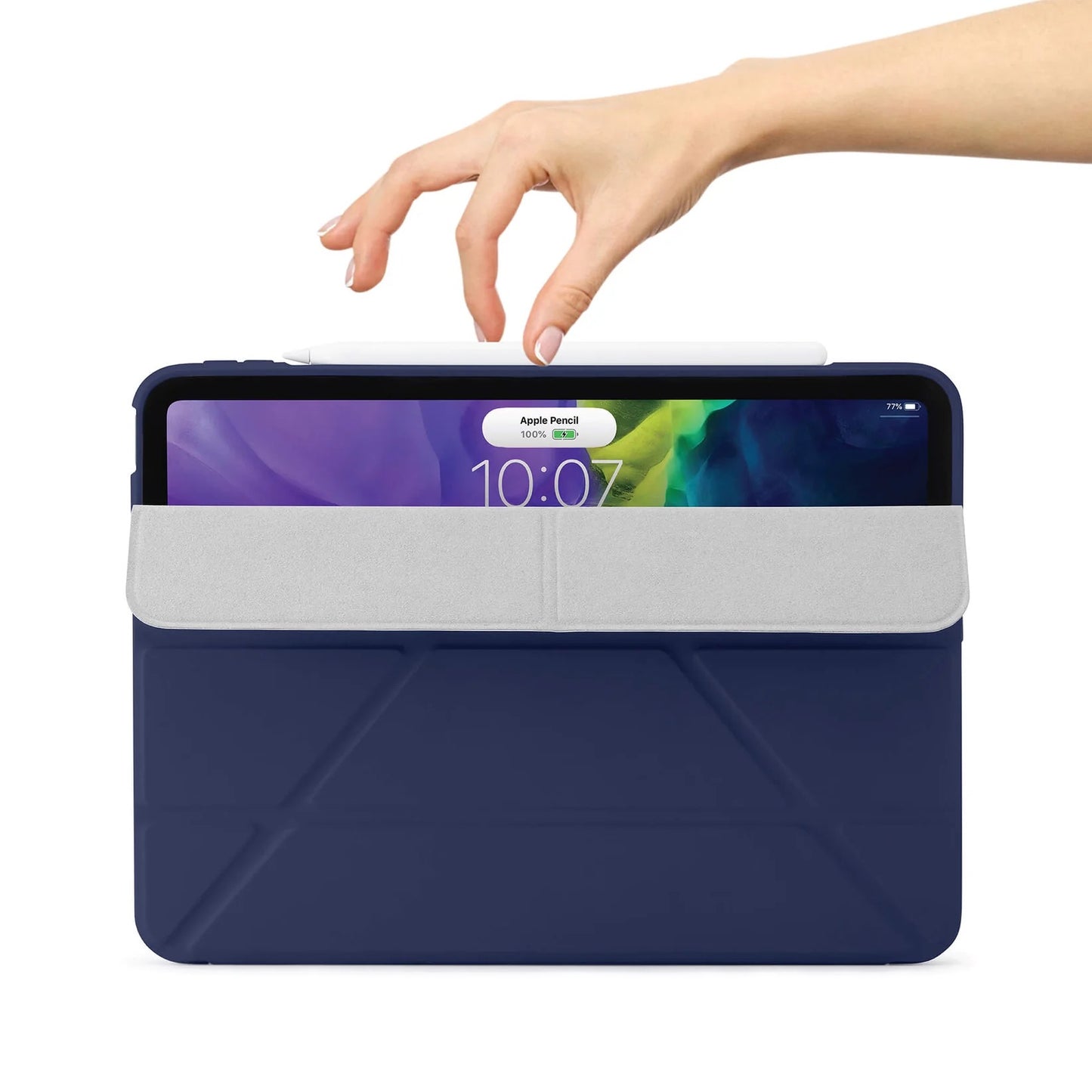 Kryt na iPad Air Pipetto Origami No1 Original Case - tmavě modrý - bonami.click