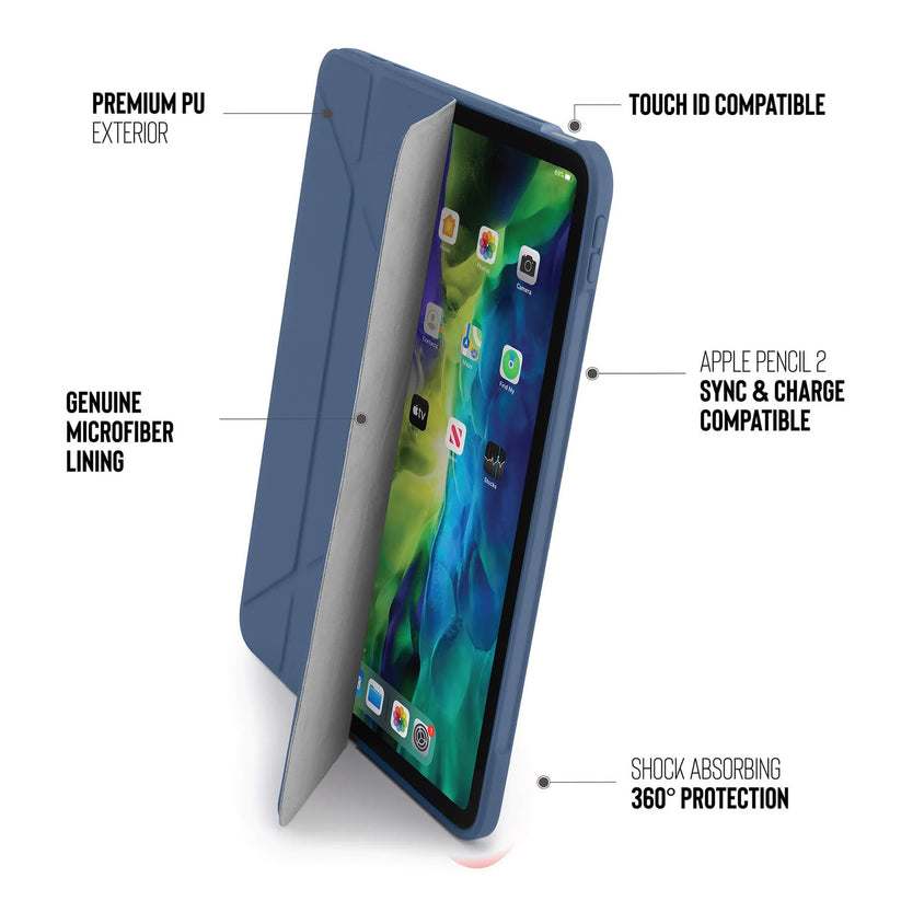 Kryt na iPad Air Pipetto Origami No1 Original Case - světle modrý - bonami.click