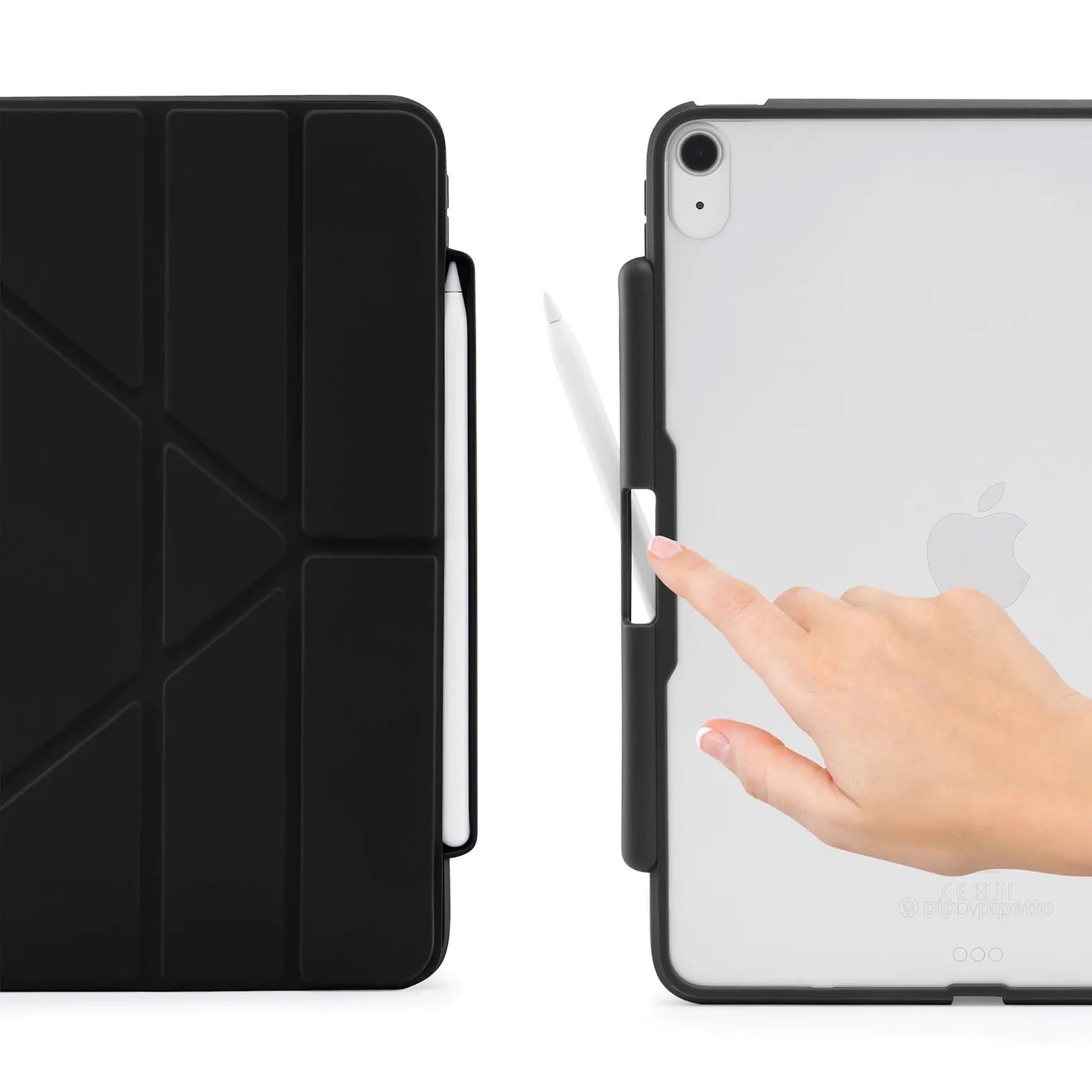 Kryt na iPad Air Pipetto Origami No3 Pencil Case - černý - bonami.click