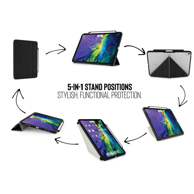 Kryt na iPad Air Pipetto Origami No3 Pencil Case - černý - bonami.click