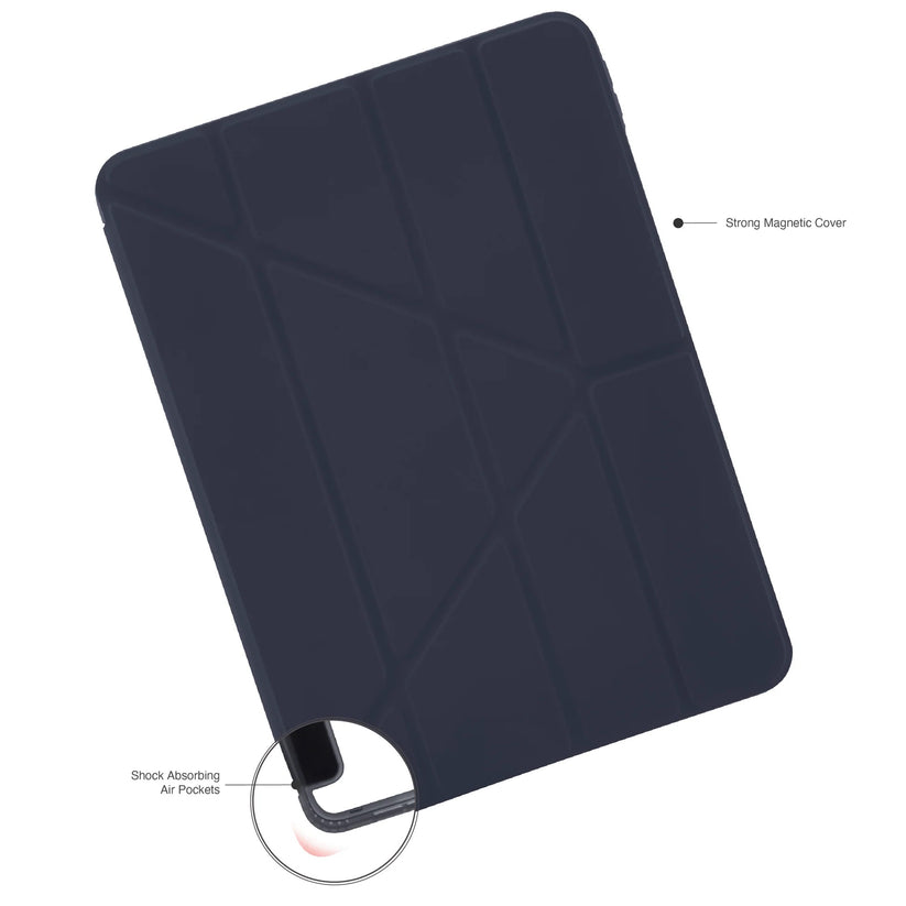Kryt na iPad Pro 13" Pipetto Origami No1 Original Case - tmavě modrý - bonami.click