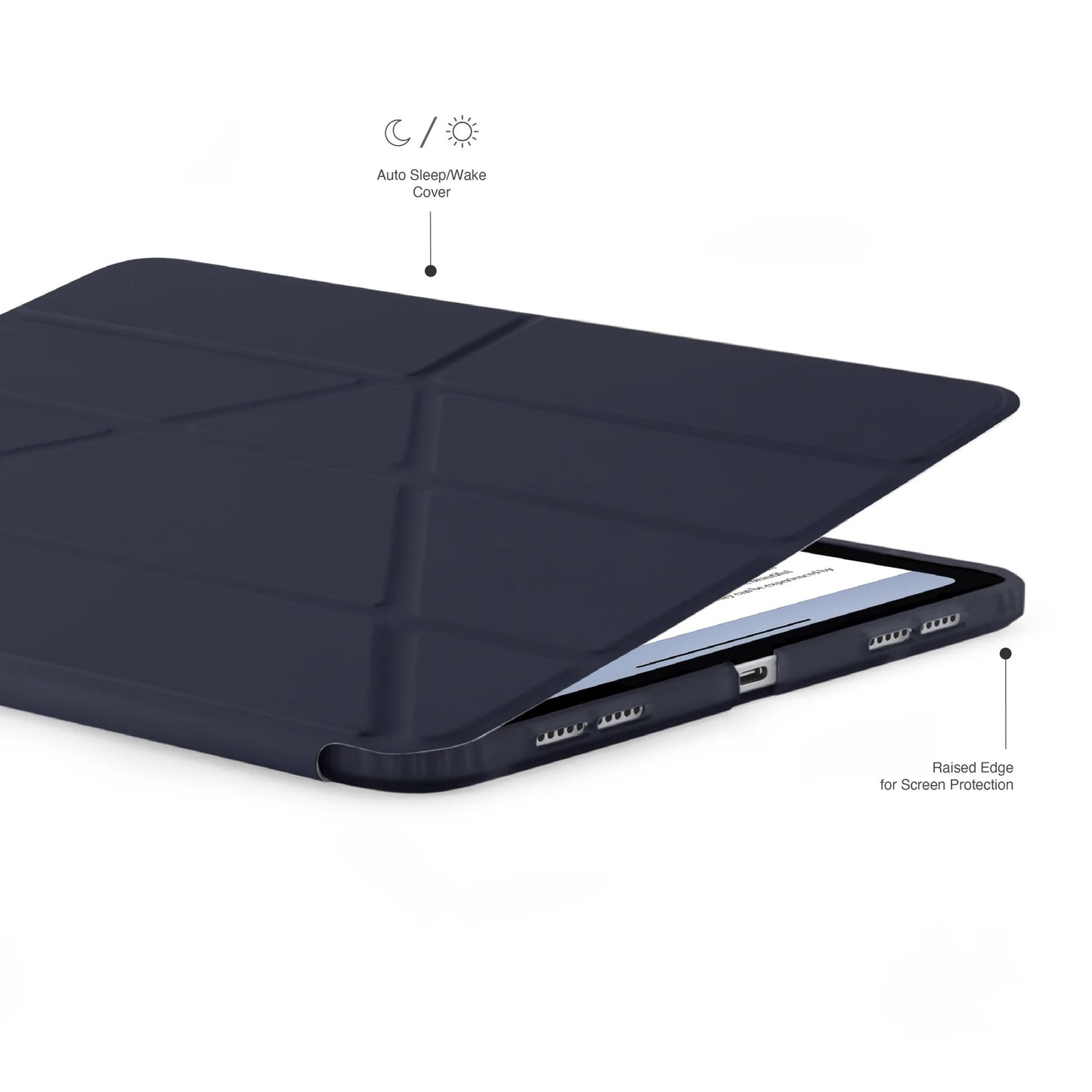 Kryt na iPad Pro 11" Pipetto Origami No1 Original Case - tmavě modrý - bonami.click