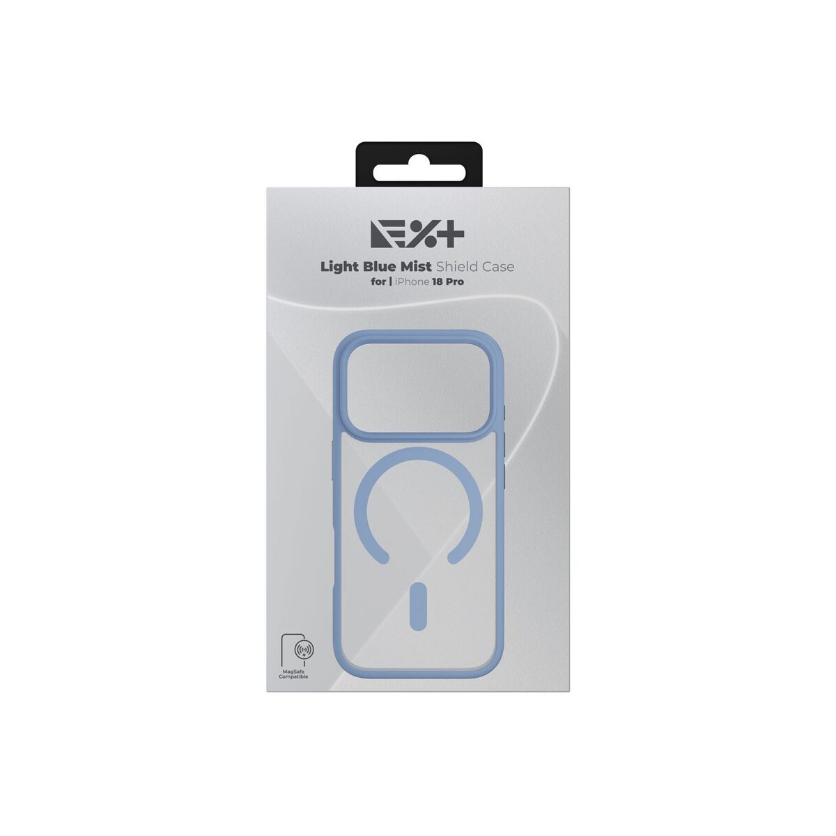 Kryt pro iPhone 18 Pro NOA Mist Shield s MagSafe - světle modrý