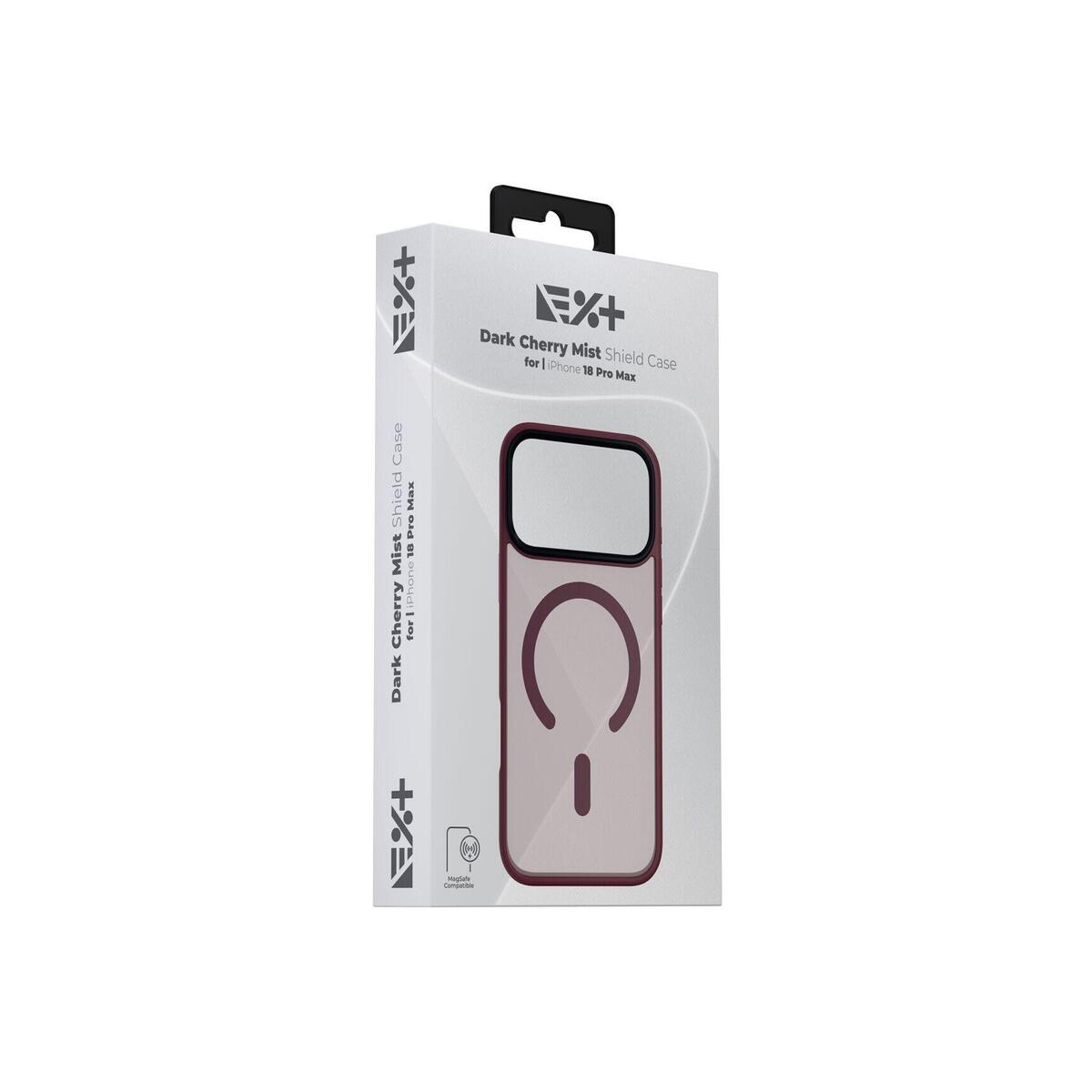 Kryt pro iPhone 18 Pro Max NOA Mist Shield s MagSafe - tmavě višňový