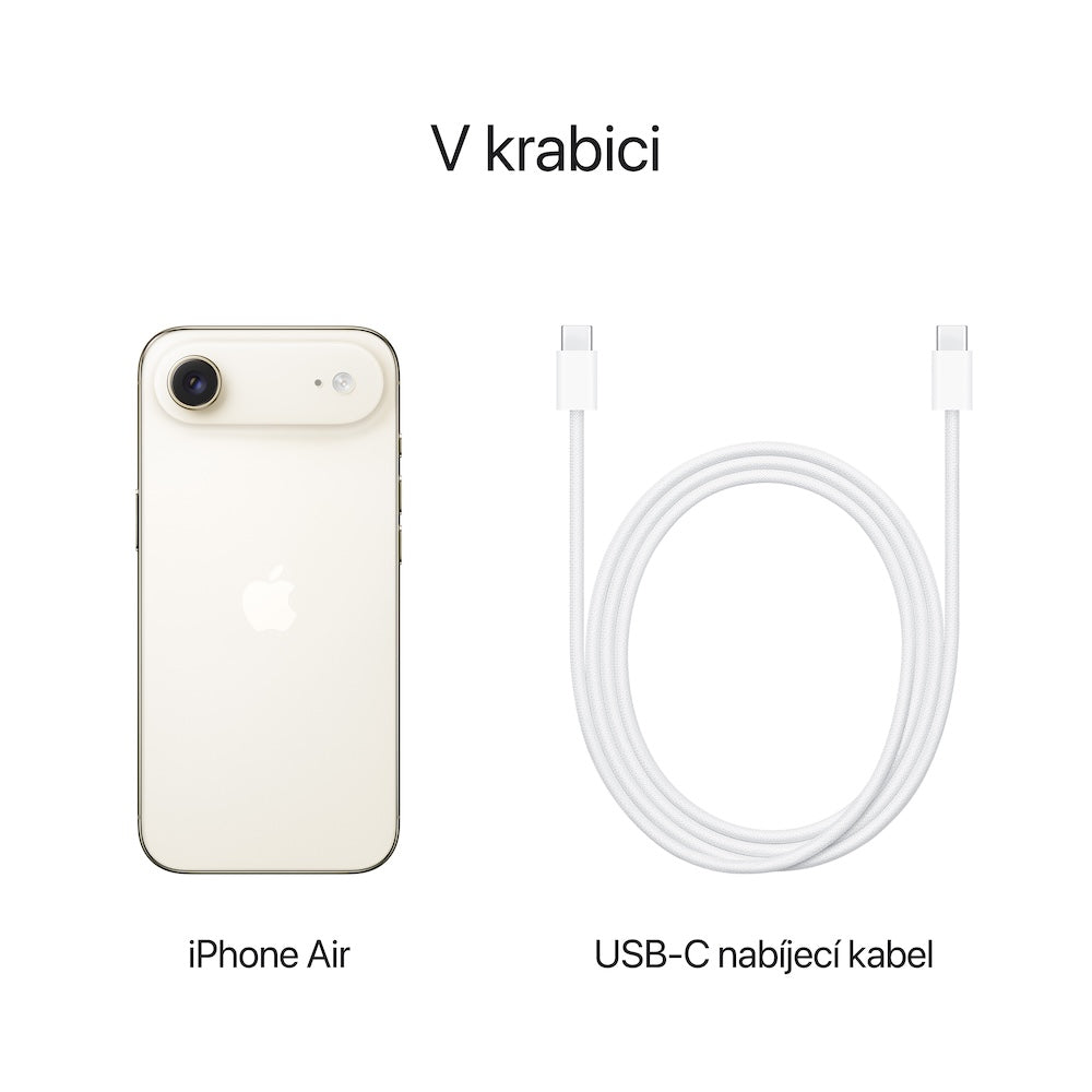 Apple iPhone Air 256GB - světle zlatý (otevřený) - bonami.click