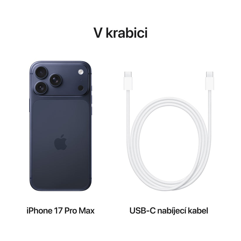 Apple iPhone 17 Pro Max 2TB - temně modrý (otevřený) - bonami.click