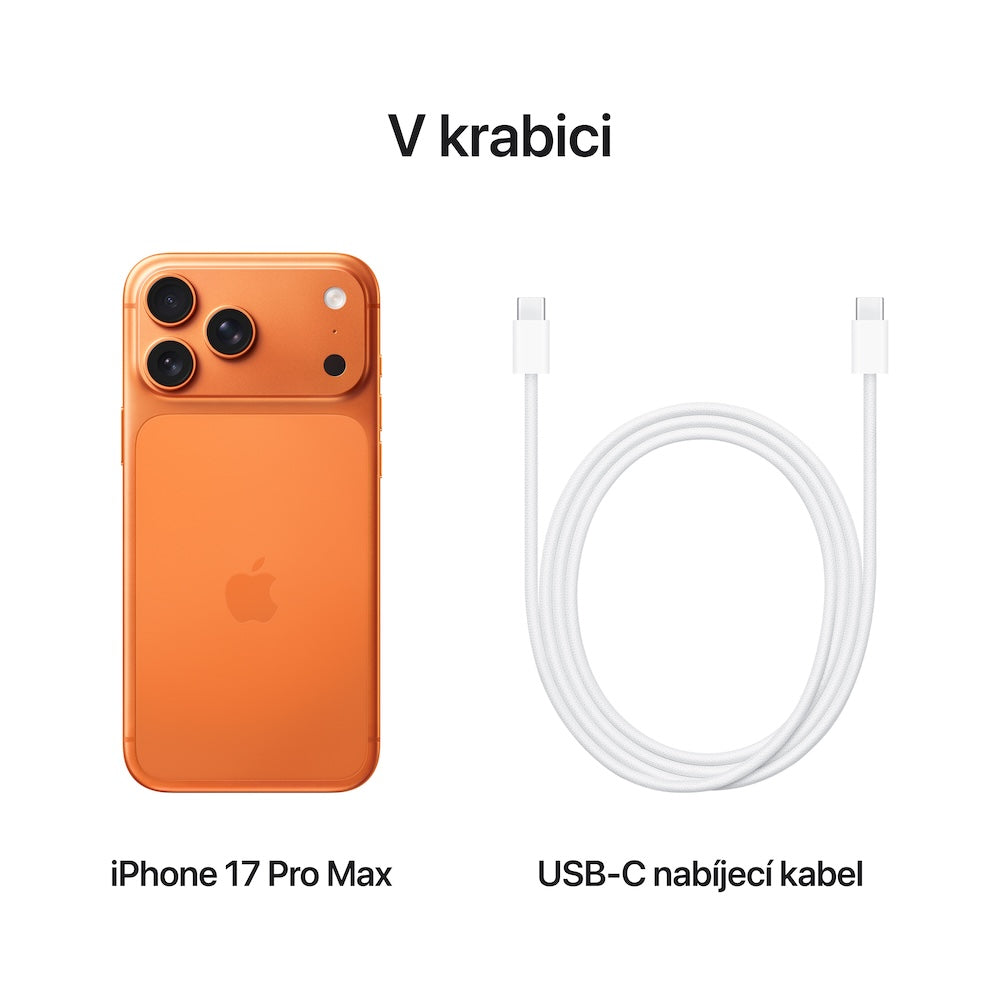 Apple iPhone 17 Pro Max 512GB - kosmicky oranžový (otevřený) - bonami.click