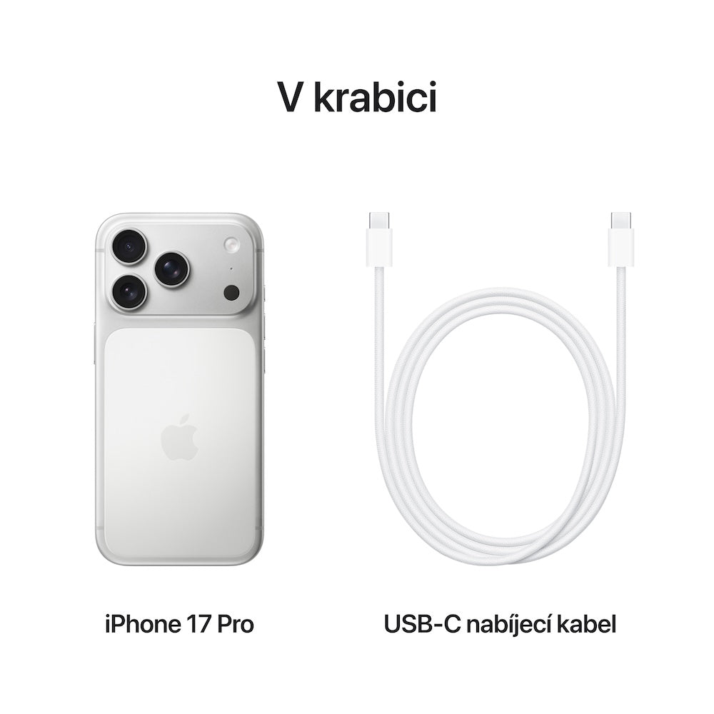 Apple iPhone 17 Pro 256GB - stříbrný (otevřený) - bonami.click