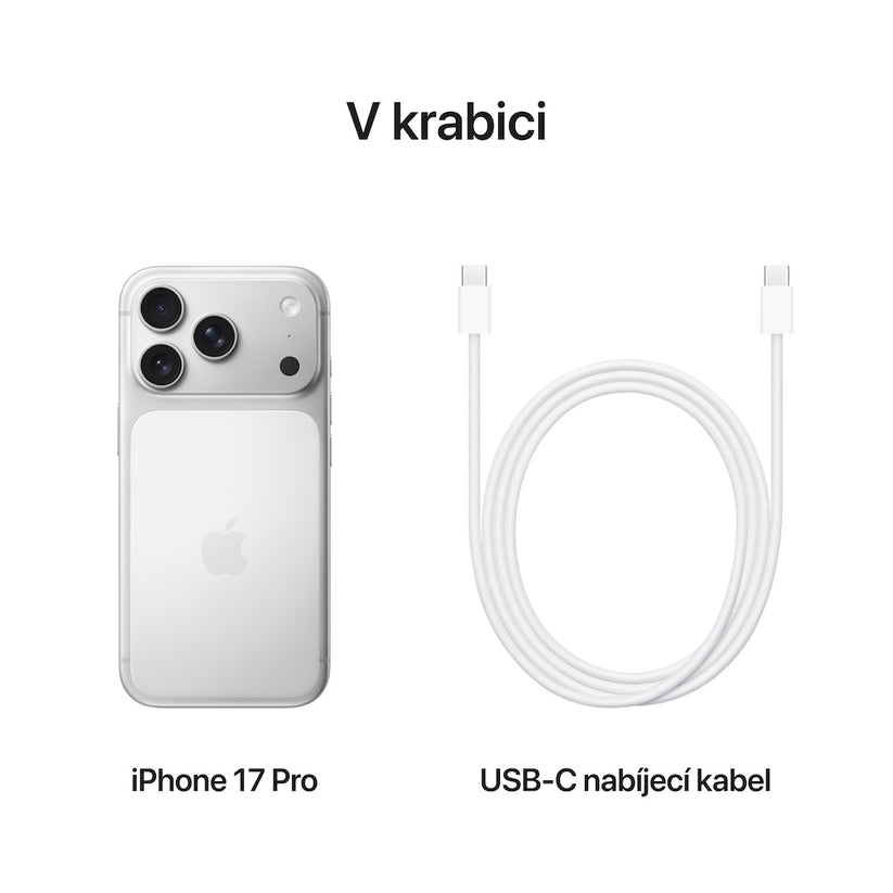 Apple iPhone 17 Pro 256GB - stříbrný (otevřený) - bonami.click