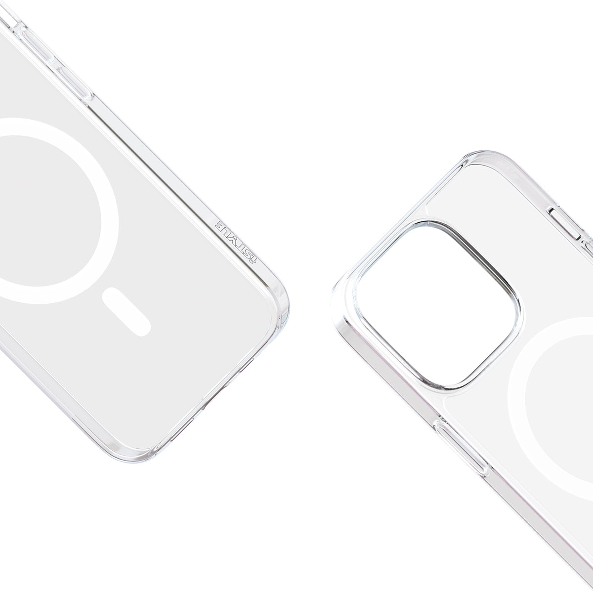 MagSafe kryt na iPhone 14 Pro iSTYLE HERO CASE 6,1" - průhledný - bonami.click