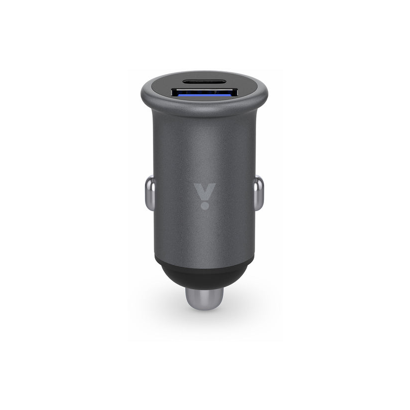 Duální nabíječka do auta iSTYLE 38W Pro Car Charger - vesmírně šedý - bonami.click
