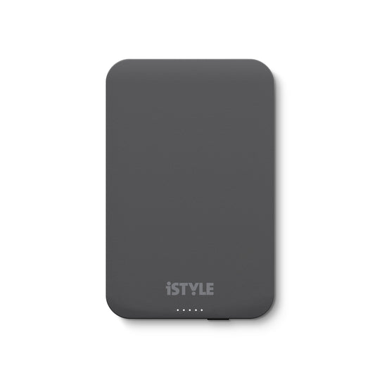 MagSafe bezdrátová 5000mAh powerbanka iSTYLE - vesmírně šedá - bonami.click