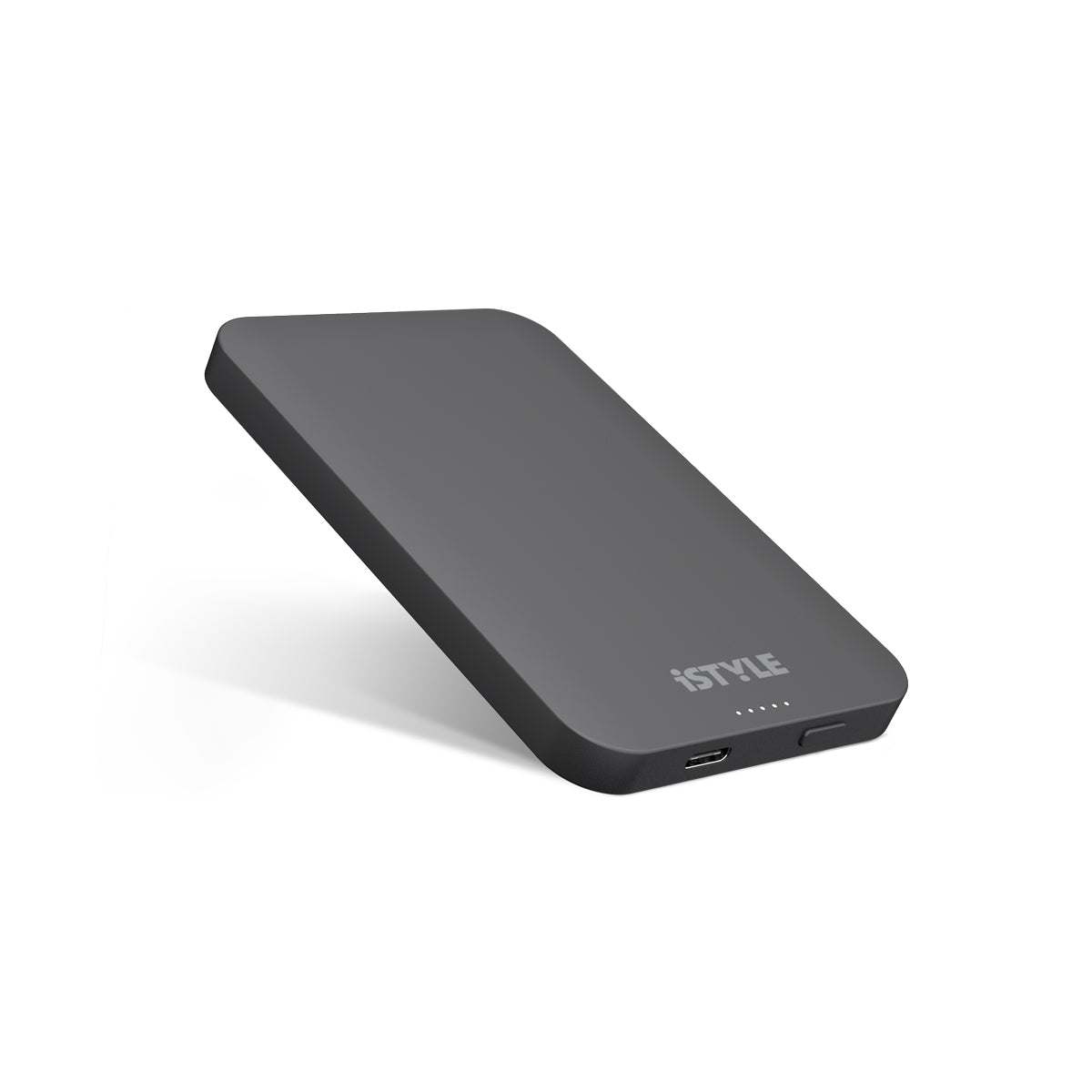 MagSafe bezdrátová 5000mAh powerbanka iSTYLE - vesmírně šedá - bonami.click