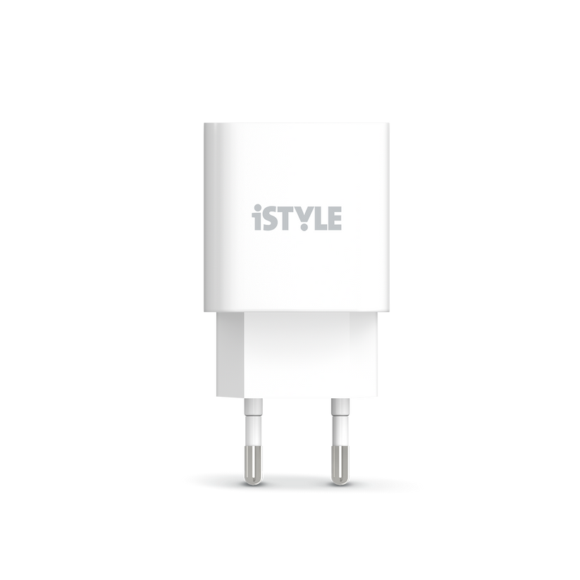 20W PD adaptér s kabelem iSTYLE - bílý - bonami.click