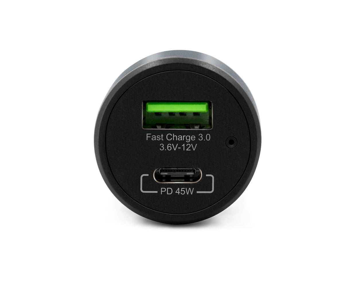Nabíjecí adaptér do auta iSTYLE 45W PD - vesmírně černý - bonami.click