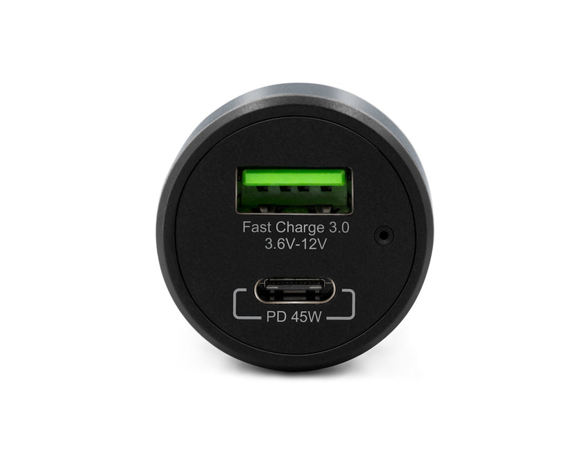 Nabíjecí adaptér do auta iSTYLE 45W PD - vesmírně černý - bonami.click