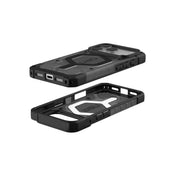 MagSafe kryt pro iPhone 18 Pro/17 Pro UAG Pathfinder Clear MagSafe - průhledná ash/black