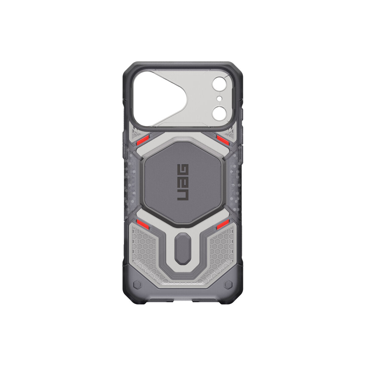 MagSafe kryt pro iPhone 18 Pro Max/17 Pro Max UAG Monarch Pro MagSafe - průsvitná šedá (VEIL ash)