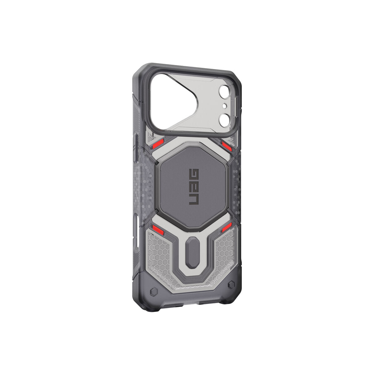 MagSafe kryt pro iPhone 18 Pro Max/17 Pro Max UAG Monarch Pro MagSafe - průsvitná šedá (VEIL ash)
