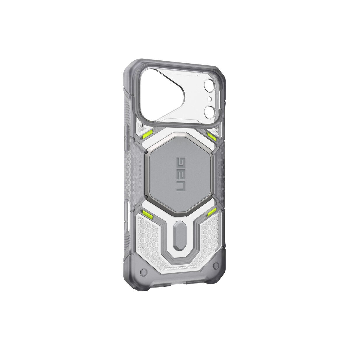 MagSafe kryt pro iPhone 18 Pro Max/17 Pro Max UAG Monarch Pro MagSafe - průsvitná ledově bílá (VEIL ice)