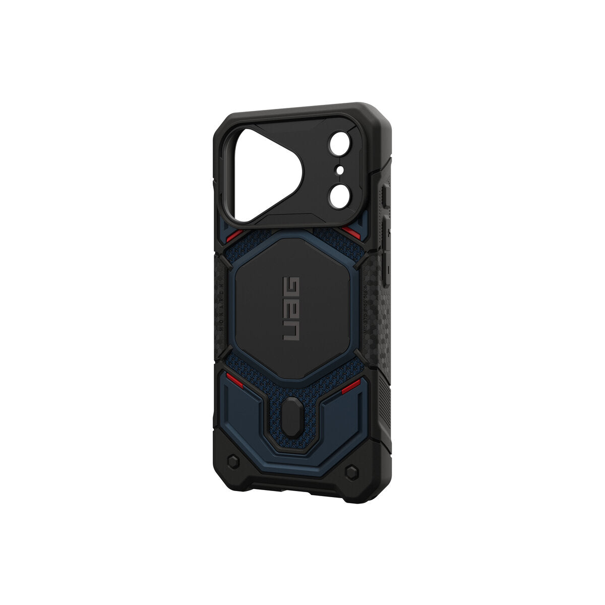 MagSafe kryt pro iPhone 18 Pro/17 Pro UAG Monarch Pro MagSafe - kevlar mallard (černá/tmavě modrá)