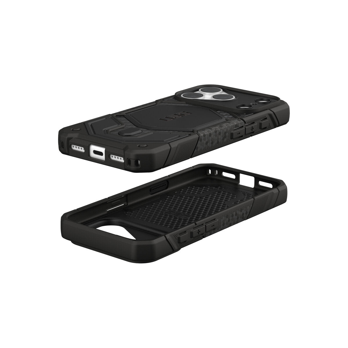 MagSafe kryt pro iPhone 18 Pro/17 Pro UAG Monarch Pro MagSafe - carbon fiber černá