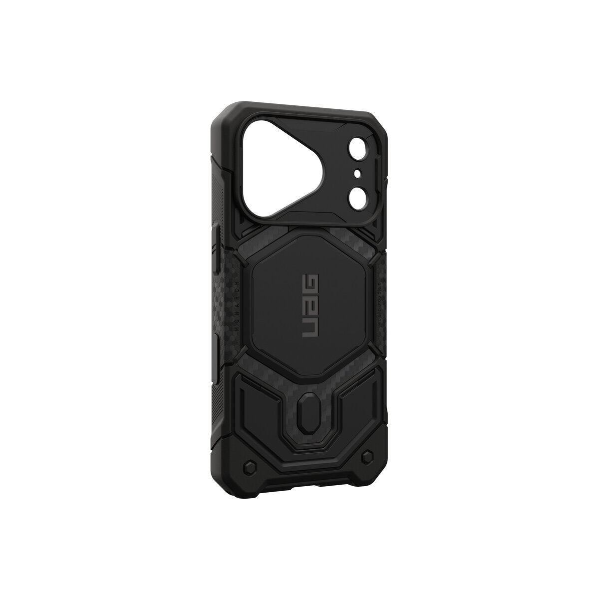 MagSafe kryt pro iPhone 18 Pro/17 Pro UAG Monarch Pro MagSafe - carbon fiber černá