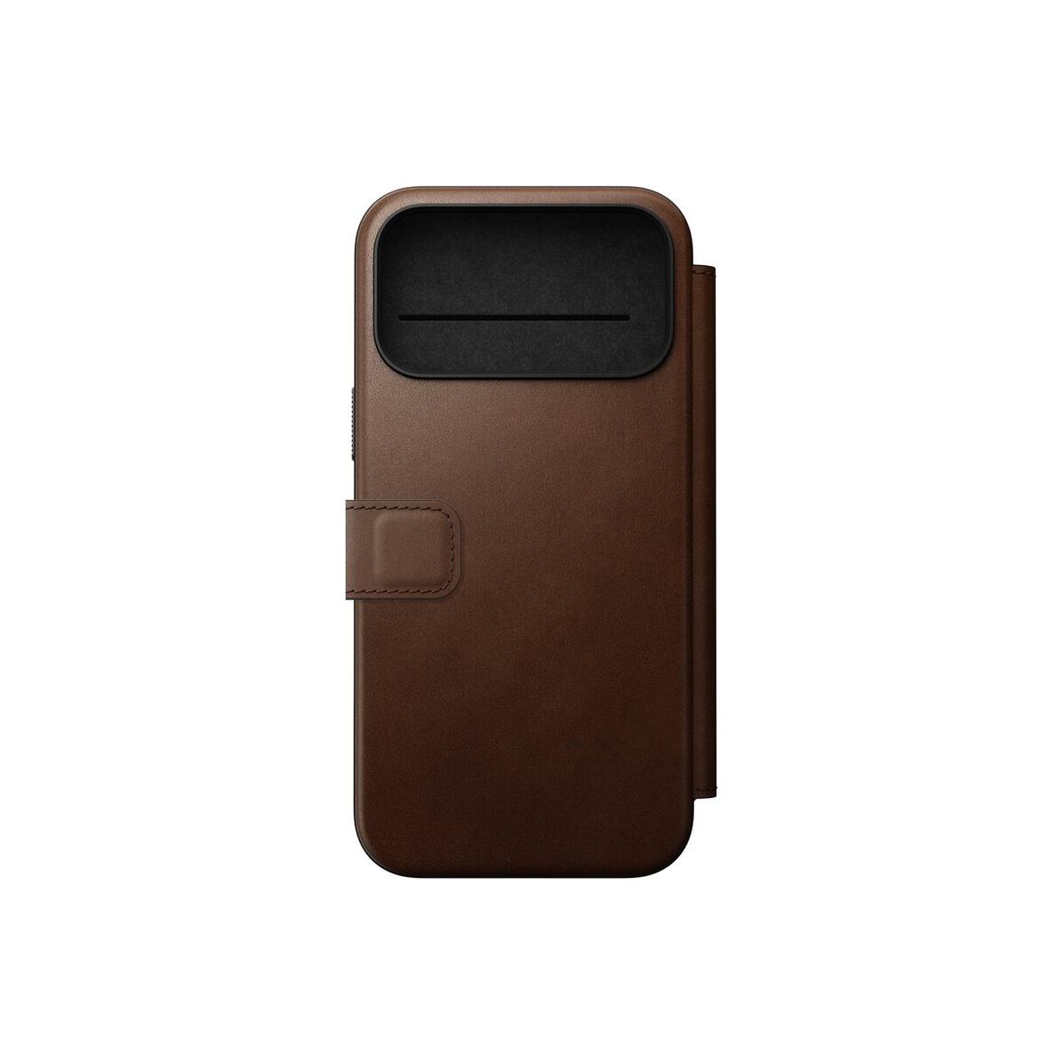 Kryt pro iPhone 17 Pro Max Nomad Modern Leather Folio - hnědý