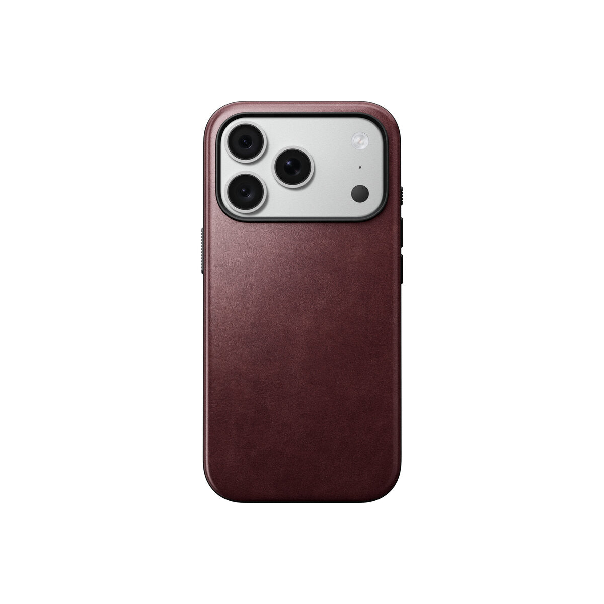 Kožený kryt pro iPhone 18 Pro/17 Pro Nomad Modern Leather Case Horween - burgundy (vínová)