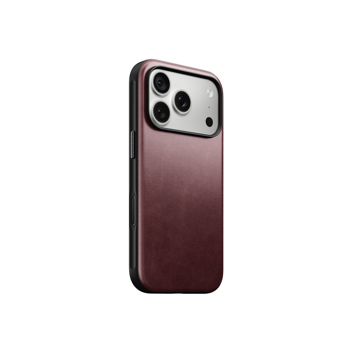 Kožený kryt pro iPhone 18 Pro/17 Pro Nomad Modern Leather Case Horween - burgundy (vínová)