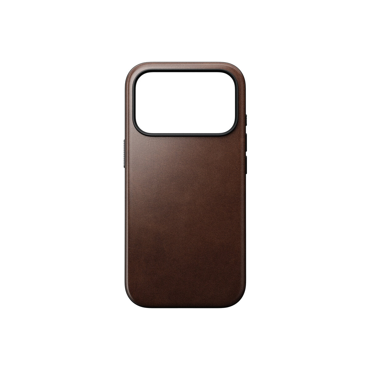 Kožený kryt pro iPhone 18 Pro/17 Pro Nomad Modern Leather Case Horween - rustic brown (tmavě hnědá)